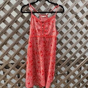 Red Vintage Paisley Sundress